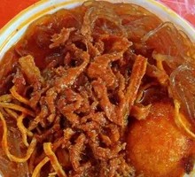 Spicy Egg and Corn Taro Noodles