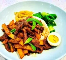 Braised Beef and Potato Rice
