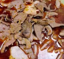 Blanching Pork Liver Noodles