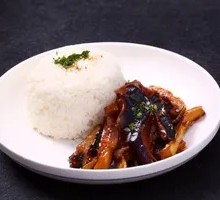 Fish-flavored Eggplant Rice Bowl
