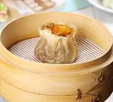 Egg Yolk and Pork Floss Dumpling