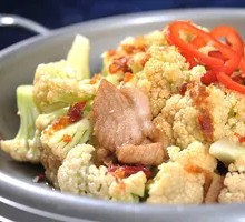 Spicy Cauliflower in Hot Pot