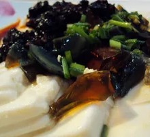 Century egg tofu salad