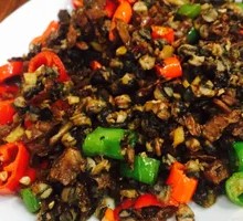 Pickled Cabbage with Pork Strips