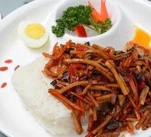 Fish-Flavored Shredded Pork Rice