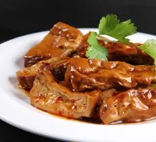 Braised Lotus Root with Tofu Skin