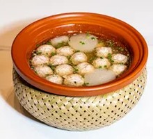 Radish and Pork Dumpling Soup