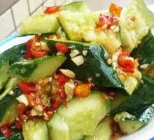 Knife-Pounded Cucumber