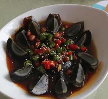 Century Egg and Peanut Salad