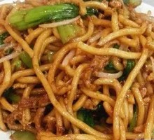 Egg and Pork Noodles Stir-Fry