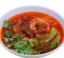 Spicy Beef Noodles with Broad Rice Noodles