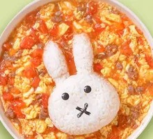 Fresh Tomato and Egg Beef Rice