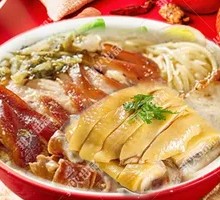 Pork Trotter and Poached Chicken Rice