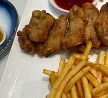 Fried Potato Sticks with Spare Ribs