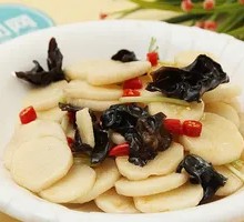 Chinese Yam and Wood Ear Mushroom