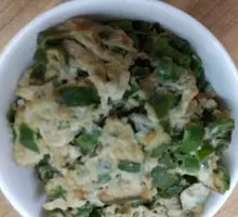 Egg with Green Pepper
