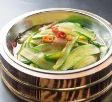 Large Plate Fresh Cucumber Salad