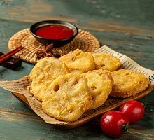 Crispy Fried Lotus Root Pockets