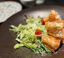 Salad Fried Dough Shrimp