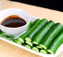 Large Bowl Milk Cucumber Salad