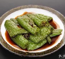 Braised Green Pepper with Tiger Stripes