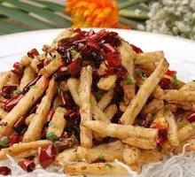 Dry-Fried Lotus Root Strips DW