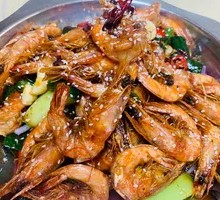 Dry Pot Prawns