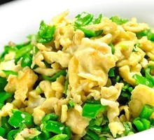 Egg with Green Pepper
