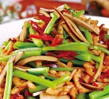 Fried Tofu with Shredded Pork