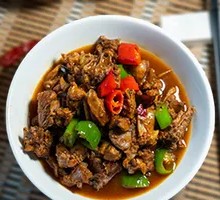 Braised麻Duck in Brown Sauce