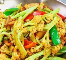 Spicy Cauliflower in Hot Pot