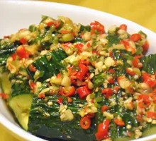 Knife-Pounded Cucumber