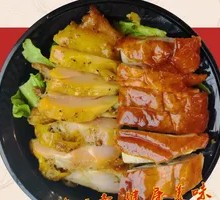 Roast Goose and BBQ Pork Rice Combo