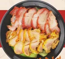 Barbecue Pork and Grilled Meat Rice