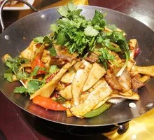 Dry Pot King Oyster Mushroom Rice Bowl