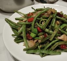 Stir-Fried String Beans with Beef Tripe