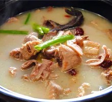 Chicken with Pig's Stomach
