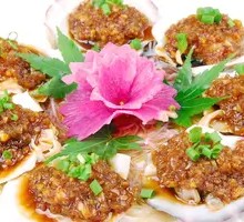 Steamed Scallops with Rice Noodles