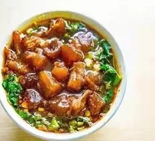 Beef Offal and Tendon Noodle Soup