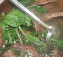 Pork Liver and Chinese Cabbage Soup