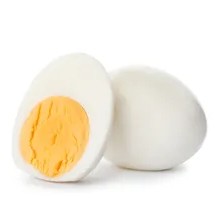 Boiled White-shelled Eggs
