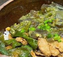 Mashed Pepper and Pork Stir-Fry