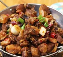 Spicy Beer Duck in Dry Pot
