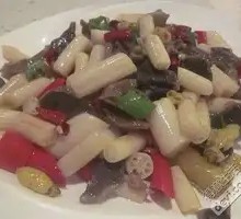Pickled Lotus Root with Chicken Offal Stir-fry