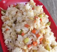 玉米火腿炒饭