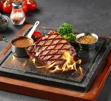 Flame-Kissed Angus Chef's Steak