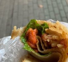 Old-style Pork Fillet Egg Wrap
