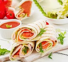 Ham Roll Pancake
