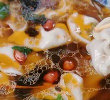 Bok Choy and Pork Dumplings in Soup