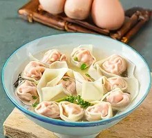 Pidan Chicken Broth Fresh Meat Wontons